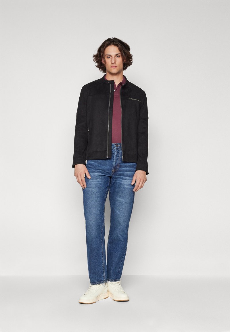 10304 Bordeaux Polo Neck T-Shirt
