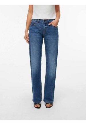 VMASTA - Flared jeans - dark blue denim