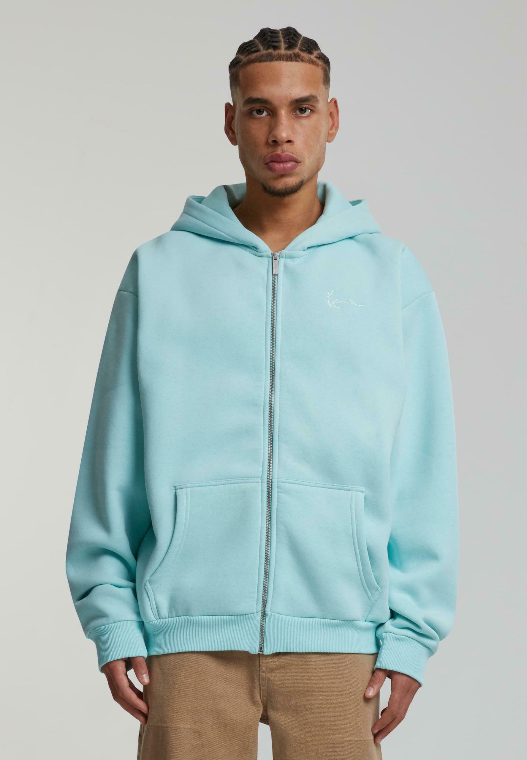 Zalando Karl Kani Pullover Hellblau Essentials Hoodie Karl Kani
