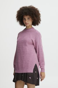 ICHI - IHMARAT T-NECK LS - Pullover - smoky grape Image miniature 1