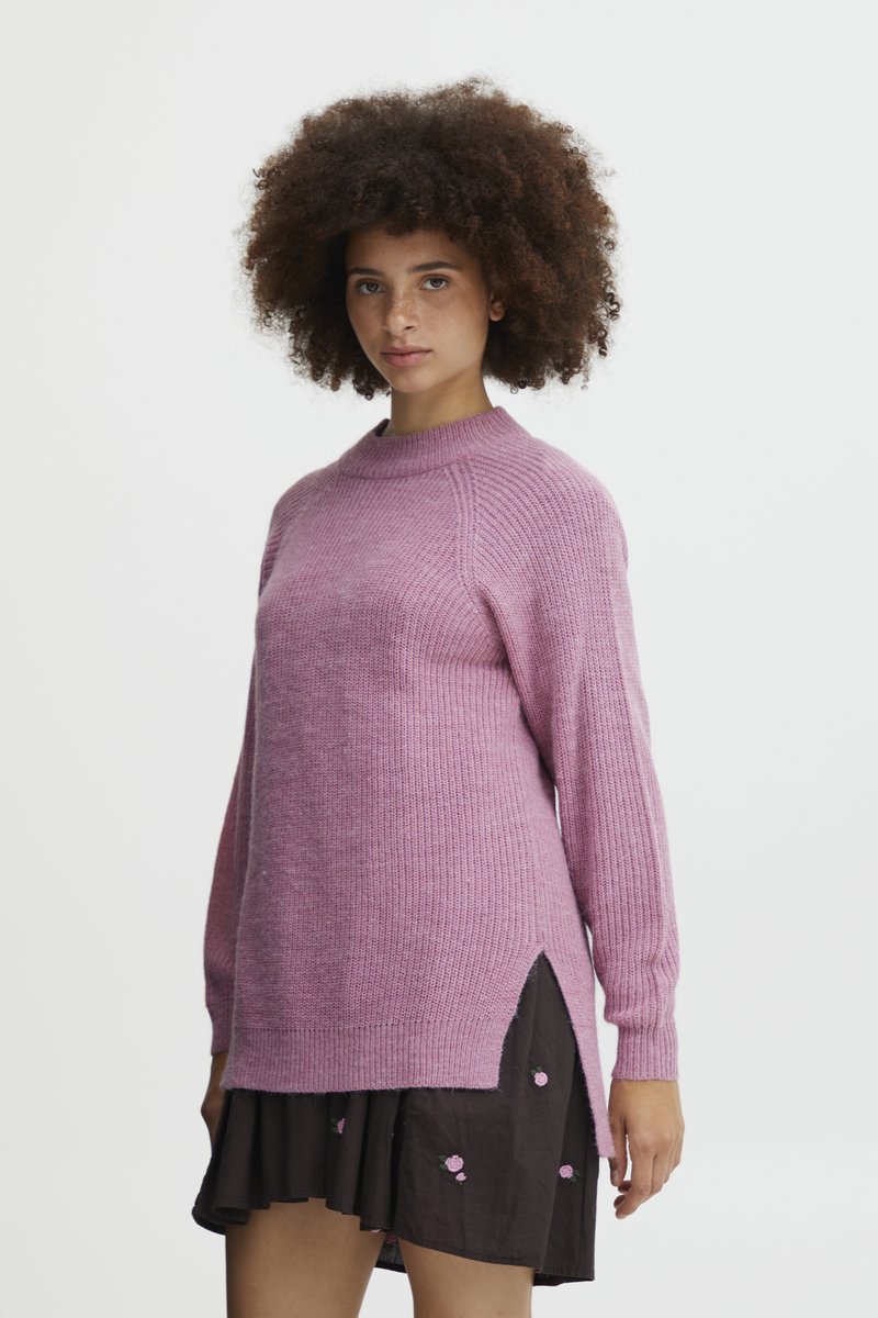 ICHI - IHMARAT T-NECK LS - Pullover - smoky grape, Agrandir