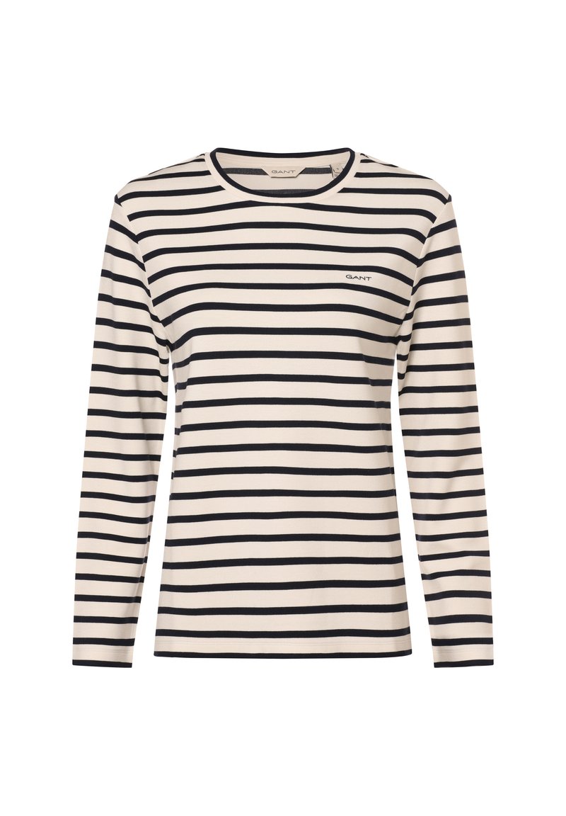 GANT Langarmshirt - marine ecru