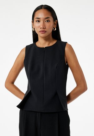 ZIPPER DETAIL - Bluse - black