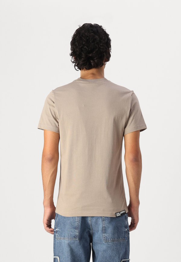 SLIM GRAPHIC  - Print T-shirt - desert taupe2