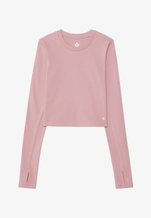 SUPER SOFT COTTON TOUCH - Long sleeved top - mauve