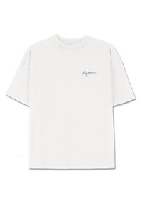 BEJA - Potiskana majica - washed snow white