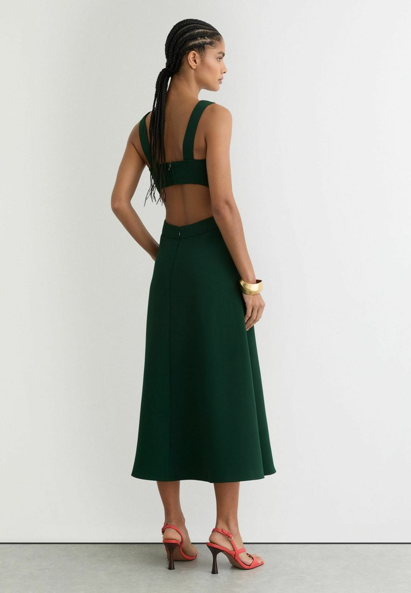 reiss backless dress Midi Dress Reiss Day Dress Green Zalando The Ivory/Black Myra maxi RS-09.01.26 Fashionkilla - Mini Dress Color:AS PHOTO(LIGHT GOLD)