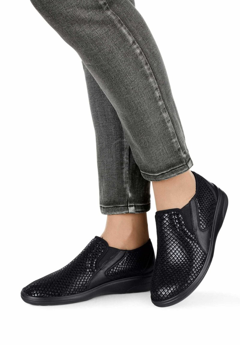Naturläufer Slip-ons - schwarz/black - Zalando.de