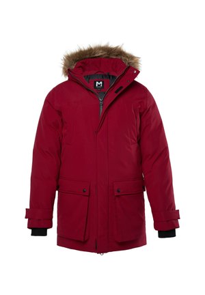 Men Plus, MEN PLUS - Wintermantel - burgundy red