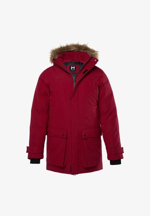 Men Plus, MEN PLUS - Wintermantel - burgundy red