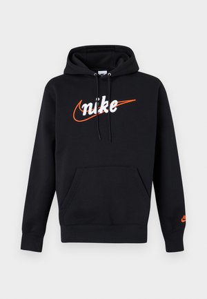 Nike Sportswear, CLUB - Суитшърт с качулка - black/safety orange