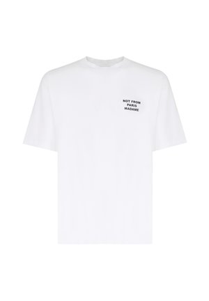 Drole de Monsieur T-shirt con stampa - bianco
