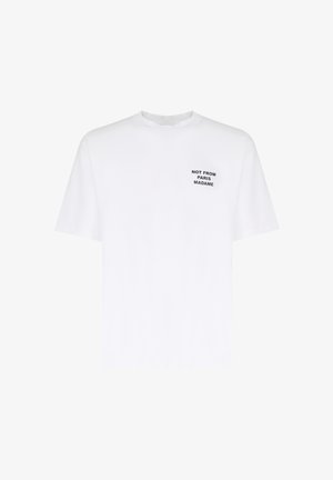 Drôle de Monsieur T-shirt con stampa - bianco