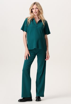 WIDE LEG FIT OVER THE BELLY - Bukser - mediterranea