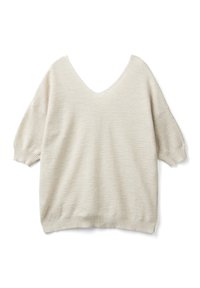 United Colors of Benetton Stickad tröja - off-white