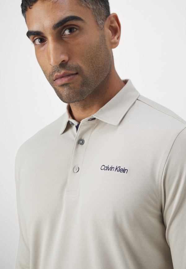 MEDINA LONGSLEEVE  - Polo shirt - sand marl3