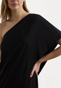 Lauren Ralph Lauren CAPE GEORGETTE ONE SHOULDER JUMPSUIT - Ολόσωμη φόρμα - black