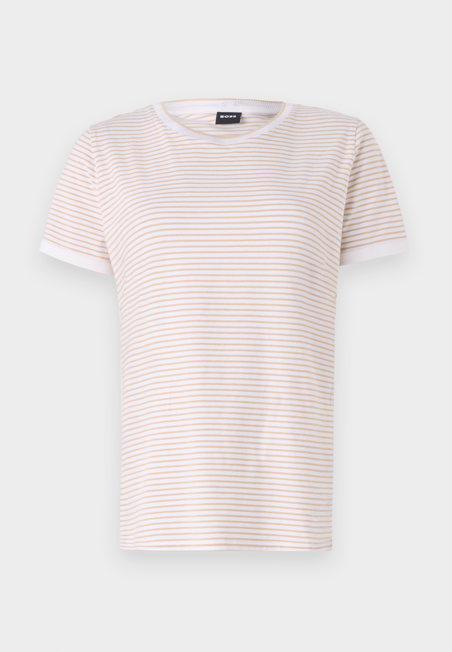 売れ筋商品|||ボス Tシャツ レディース トップス EMASA - Print T-shirt - dark pink BOSS EMASA - Print T-shirt - dark pink/pink - Zalando