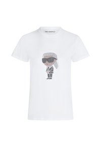 Trükipildiga T-särk - white