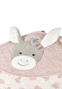 Sterntaler MOTIV-KAPUZENBADETUCH EMMI GIRL - Bath towel - zartrosa