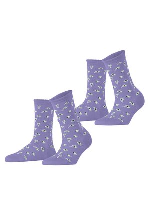 Petite Flowers 2-Pack with pattern - Socks - thimble