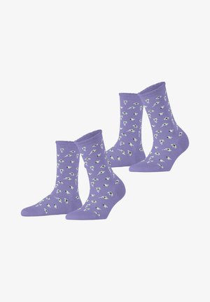 Petite Flowers 2-Pack with pattern - Socks - thimble