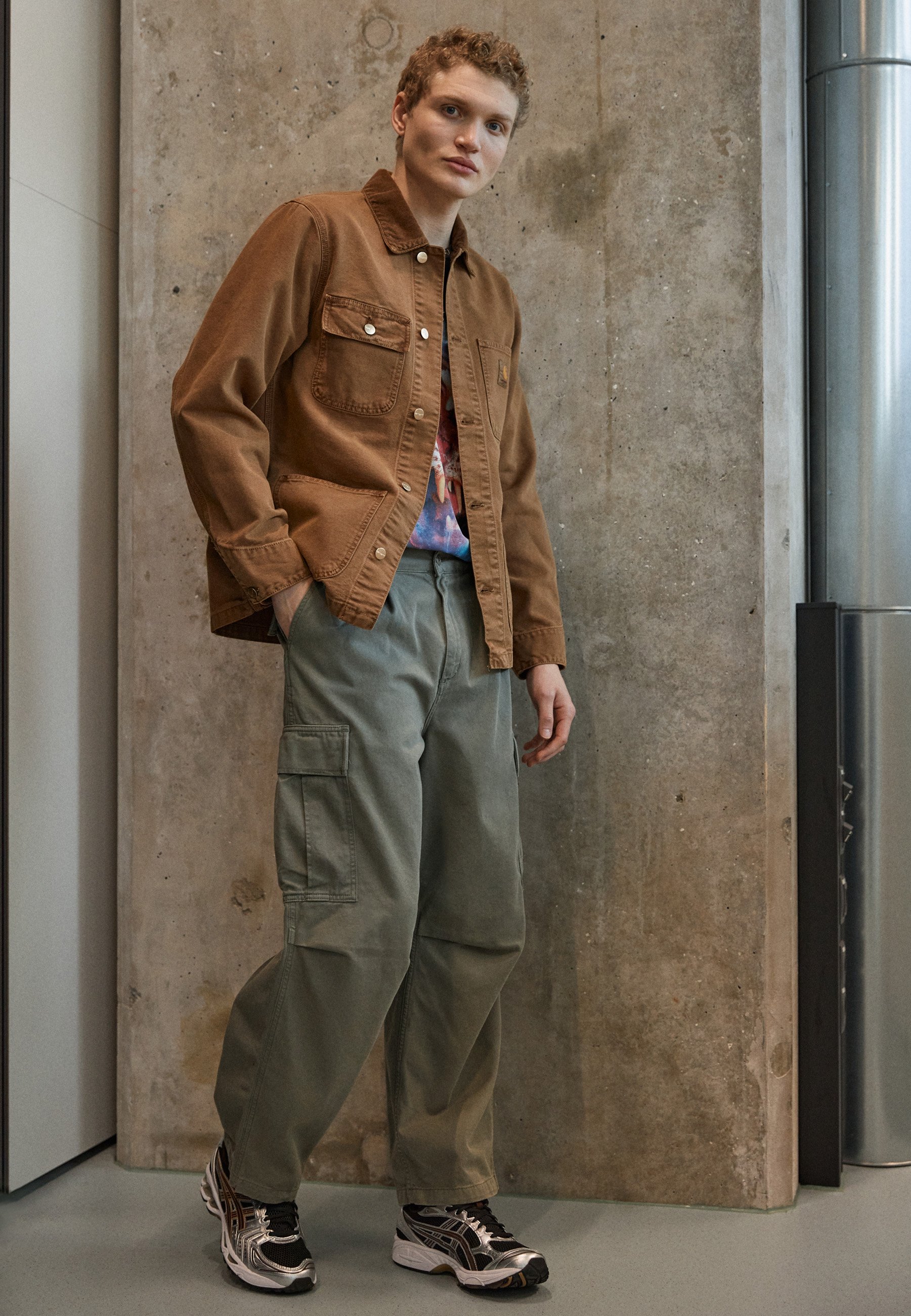 Carhartt WIP COLE PANT MORAGA - Cargobroek - salvia/lichtgroen - Zalando.be