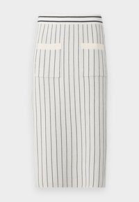 CELIE - Pencil skirt - creme/navy