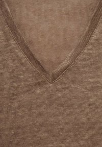Mango Jednoduché tričko - light brown
