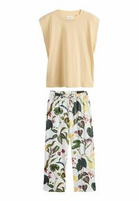 Next REGULAR FIT - CAP SLEEVE SET - Nattøj sæt - yellow floral