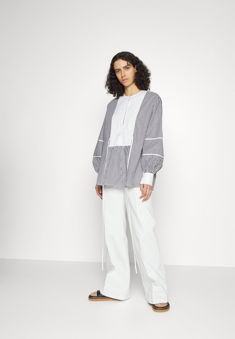 Damen Bekleidung | Victoria Beckham Bluse black/white/schwarz - BD53221 Damen Bekleidung | Victoria Beckham Bluse black/white/schwarz - BD53221