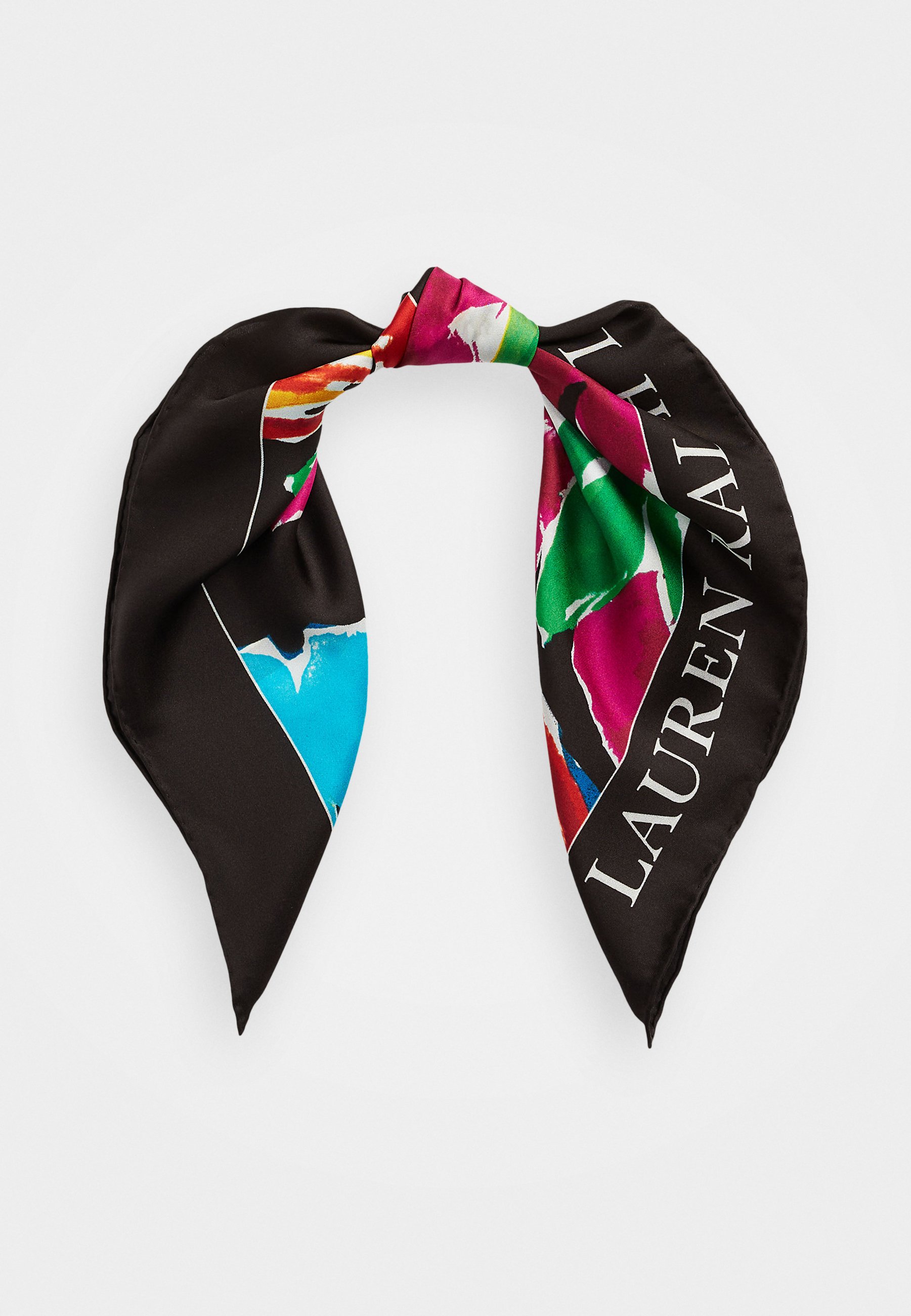 Lauren Ralph Lauren EVELIN FLORL SCARF SQUARE Foulard black