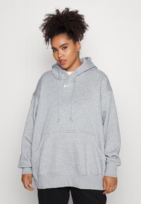 Nike Sportswear HOODIE - Camisola - dark grey heather