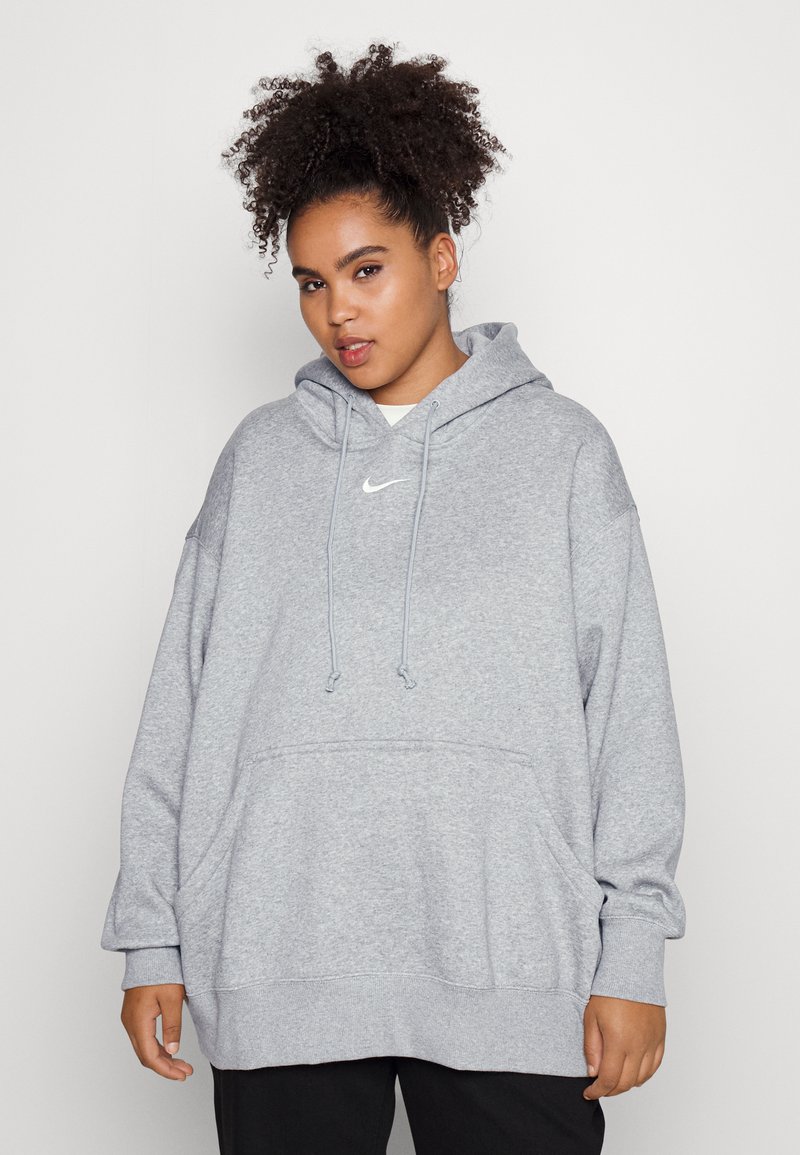 Nike Sportswear HOODIE - Camisola - dark grey heather