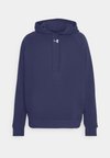 RIVAL FLEECE - Hoodie - midnight navy/white