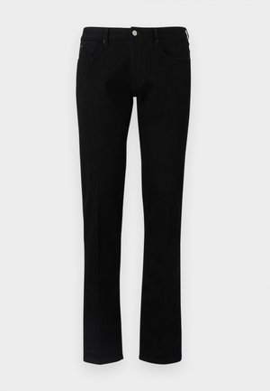 Emporio Armani 5 POCKETS PANT - Karcsúsított farmerek - black denim