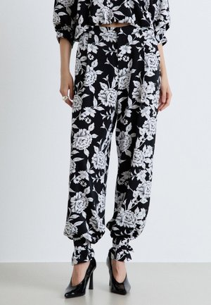 Calliope, PANTALONE LUNGO FANTASIA - Trousers - var ultrablack