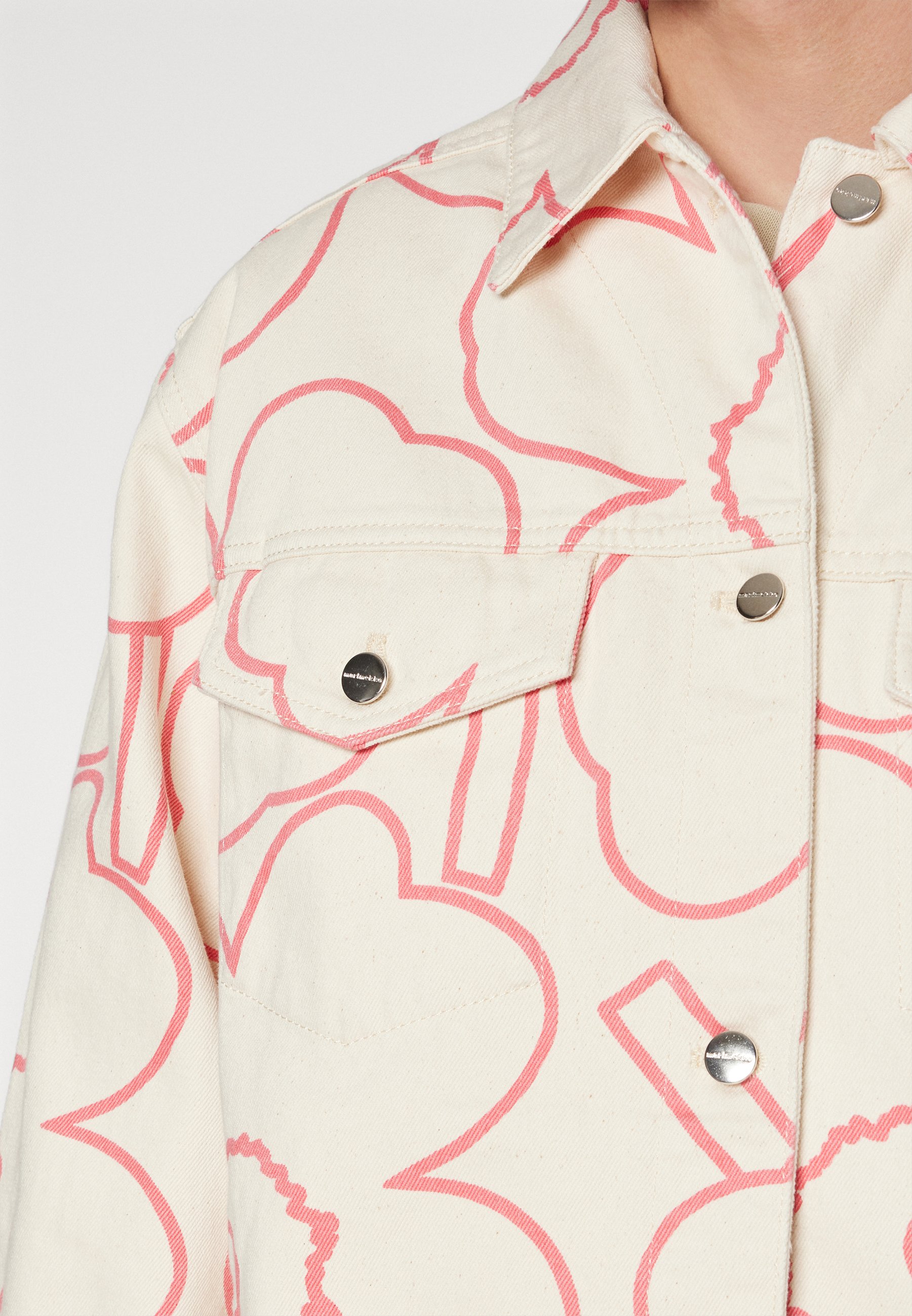 Marimekko YSTÄVYYS PIENI PIIRTO UNIKKO UNISEX - Denim jacket