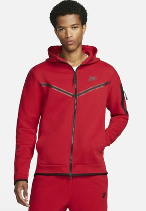 Nike Sportswear M NSW TCH FLC FZ WR - Camisola com fecho - gym red black