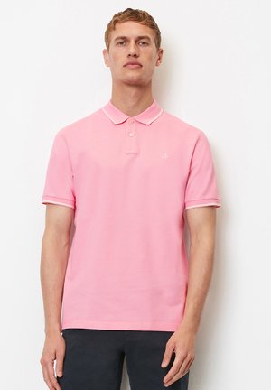 SHORT SLEEVE SLITS AT SIDE EMBROIDERY ON CHEST - Poloshirt - easter pink