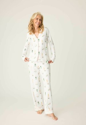 BREAKFAST OF CHAMPS SET - Pyjama set - off-white