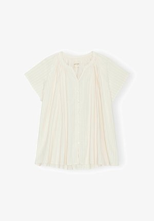 moshi moshi mind, FLOW TOP DOBBY - Bluza - off white