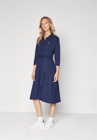 Lacoste Blousejurk - navy blue