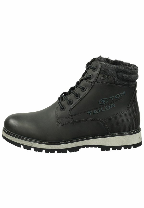 Schnürstiefelette - coal