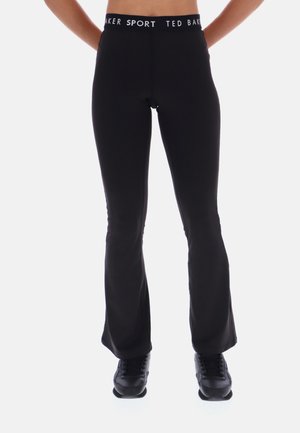 CHRISTINE ESSENTIALS FLARE  - Tights - black