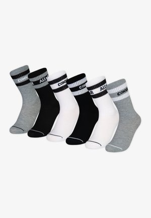 WORDMARK CREW UNISEX 6 PACK  - Sokid - dark grey heather