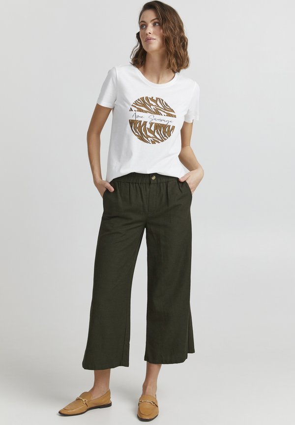 FRFAMADDIE - Trousers - olive night4