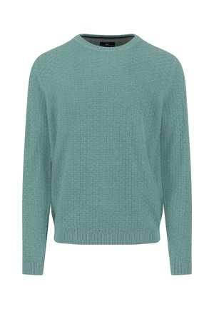 PULLOVER R-NECK - Striktrøje - grün