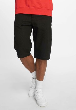 GLENWOOD - Farkkushortsit - black