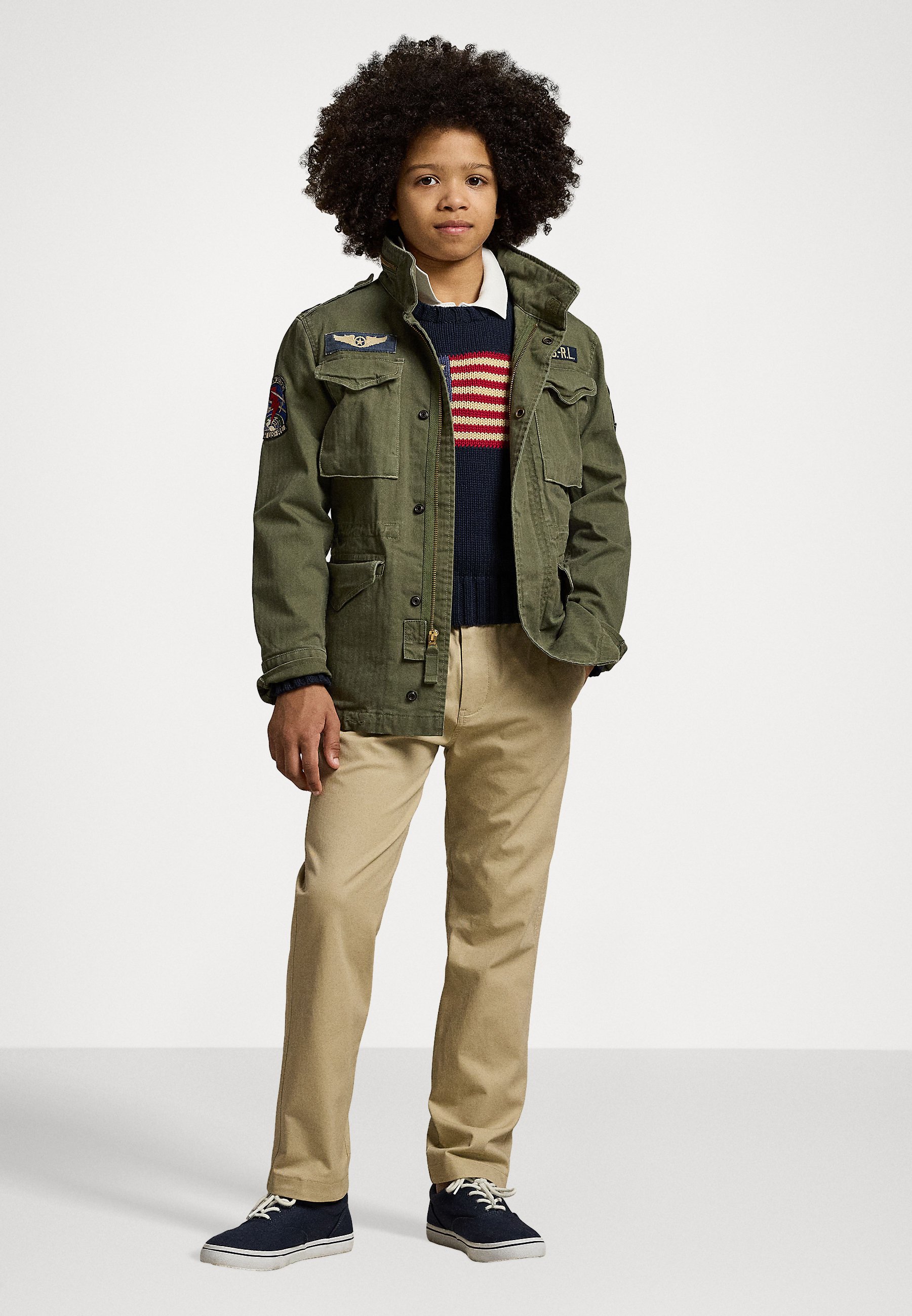 Polo Ralph Lauren THE ICONIC FIELD JACKET 7-14Y - Parka - olive